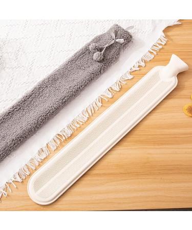 Buy Hansum 2L Extra Long Fluffy Hot Water Bottle - Portable Gray Body & Bed Warmer - Buy Online on GoSupps.com