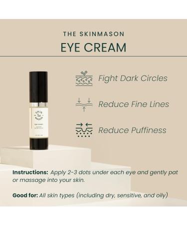 SkinMason Peptide Eye Cream Fight dark circles Under eye wrinkles Hydrate - Buy Online on GoSupps.com