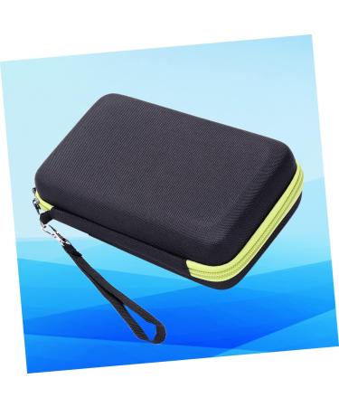 Minkissy Leather Pocket for Men | Electronics Organizer Travel Case & Makeup Bag | Durable EVA Travel Accessories & Razor Bag - Buy Online on GoSupps.com