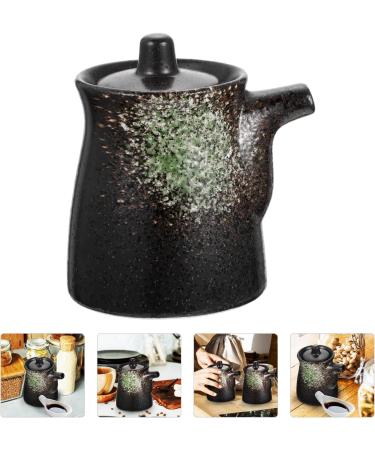 CALLARON Vinegar Jar Soy Sauce Pot Vinegar Pot Japanese Seasoning Liquid Seasoning Pot Condiment Jar Sushi Soy Sauce Jar - Buy Online on GoSupps.com