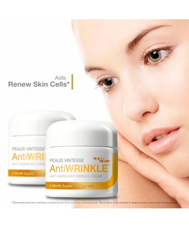 Peaus Vintesse Anti Wrinkle Cream - Advanced Bee Venom 60 Day Jar - Best Anti Aging Face Cream for Youthful Skin - Buy Online on GoSupps.com