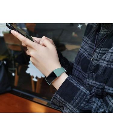 3 packOsber Slim Bands Compatible for Fitbit Charge 4/Charge 3/Charge 3 SE  Soft Silicone Replacement Wristbands for Women Men  Small (Black/Pinegreen/Bluegray) Small(5.5"-7.1"wrist) Black/Pinegreen/Bluegray - Buy Online on GoSupps.com