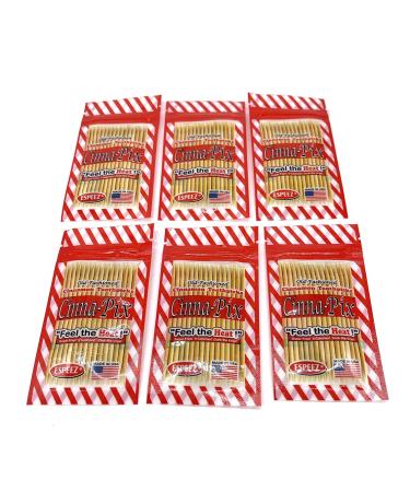 PKM CANDIES - All Natural Cinna-Pix All Natural Cinnamon Toothpicks Espeez (Cinna-Pix Packets 6)