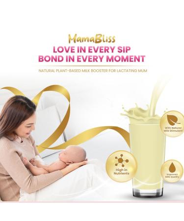 Mamabliss Multigrain Drink 14 Sachets x 20g | Natural Lactation Support for Breastfeeding Moms | Nutrient-Rich Multigrain Formula | Plant-Based Ingredients | Boosts Energy & Supports | - Buy Online on GoSupps.com