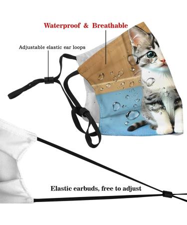 Zyvia 5-Layer Pleated Dust Masks for Bedroom & Kittens | Activated Carbon Filter Adjustable Soft & Breathable - Pack of 10 - Buy Online on GoSupps.com