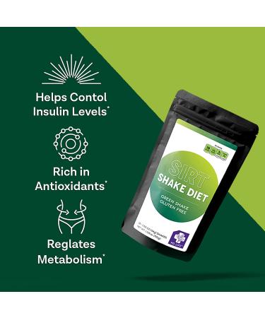 MD.Life Sirt Food Diet Shake - Vegan Super Green Meal Replacement Powder - 16 Servings - Buy Online on GoSupps.com