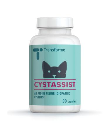 Transforme Cat Cystitis Care Feline Urinary Tract Food Supplement Support 90 Sprinkle On Capsules for Cats of All Ages Cystassist