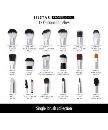SILSTAR Professional Square Foundation/ Mask Brush - Made in Korea - Buy Online on GoSupps.com