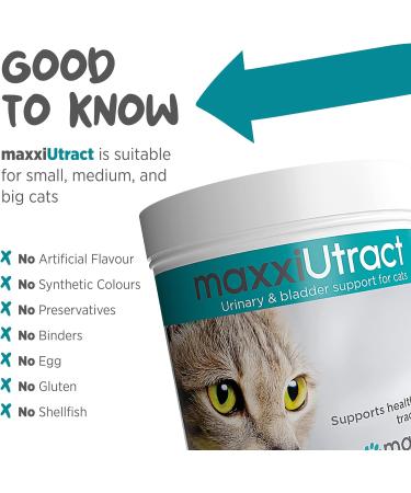 maxxipaws maxxiUtract Urinary and Bladder Supplement for Cats to help Prevent UTI Recurrence and Support Optimum Urinary Tract Health Cranberry Powder 60g 60 g (Pack of 1) - Buy Online on GoSupps.com
