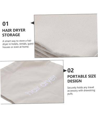 Healeved 3pcs Hair Dryer Storage Bag Handbag Travel Blow Dryer Hair Tools Travel Bag Travel Hairdryer Fabric - Buy Online on GoSupps.com