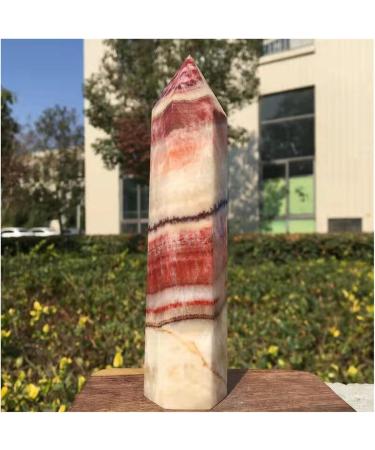 Natural Pork Stone Column Quartz Crystal Tower Point Madafascar 1pc (Size : 800-900g) - Buy Online on GoSupps.com