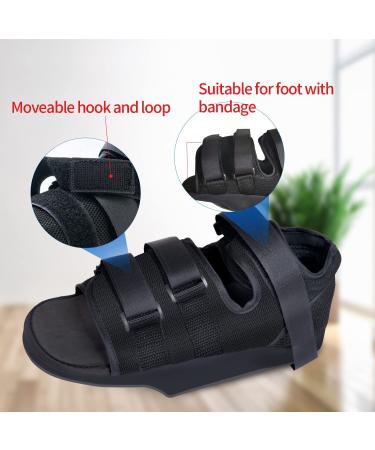 Post Op Healing Boot for Broken Toe Surgery - Forefoot Offloading Post Surgical Wedge Foot Splint (Medium) - Men and Women - Buy Online on GoSupps.com