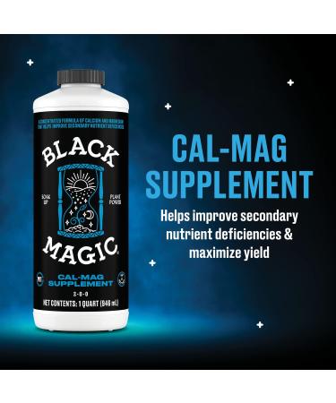 Black Magic Cal-Mag Supplement - Concentrated 2-0-0 Formula with Calcium and Magnesium - 32 oz - Buy Online on GoSupps.com