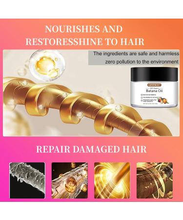 Raw Batana Oil - Nourishing Hair Mask for Growth Repair & Thickness - Vegan Formula for Men & Women (4.23 OZ) - Promotes Hair Growth - Buy Online on GoSupps.com