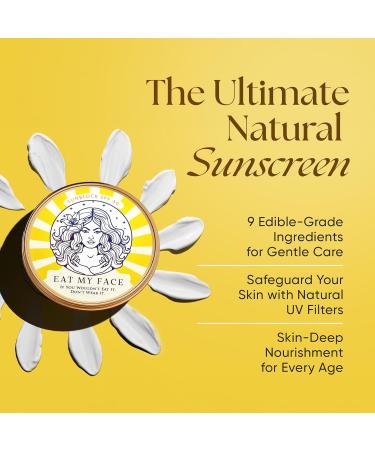 Tallow Sunscreen SPF 30 - Natural Sunblock with Non-Nano Zinc Oxide | Beef Tallow Sun Balm for Face - Made in USA 4fl oz - Buy Online on GoSupps.com