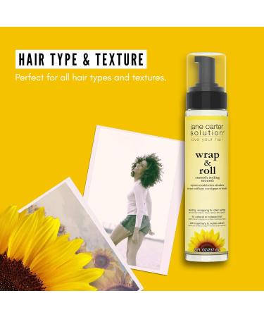 JANE CARTER SOLUTION Wrap & Roll Styling Mousse 8oz - Smoothing No Buildup International Shipping Available - Buy Online on GoSupps.com