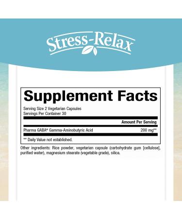 Buy Natural Factors Stress-Relax Pharma GABA 100mg - 60 Chewable Tablets for Stress Relief - Buy Online on GoSupps.com