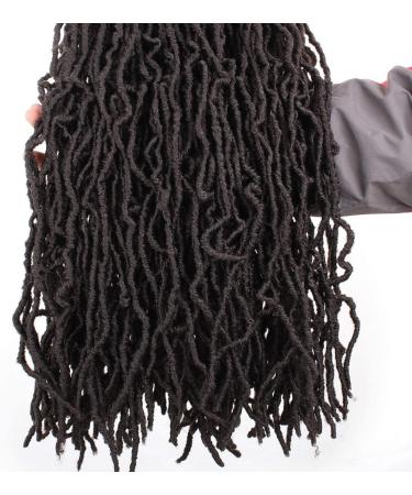 Xtrend 5 Packs 36 Inch Nu Faux Locs Crochet Hair Long Dark Brown Pre looped Gypsy Locs Crochet Hair Synthetic Goddess Faux Locs Braids Hair Natural Wavy Dreadlock Braids Hair Extensions 4# 36 Inch (Pack of 5) 4# - Buy Online on GoSupps.com