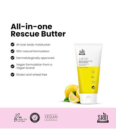 SKIN SUPERFOOD Lemon Superfood Rescue Butter 60 ml - Nourishing Body Butter for Radiant Skin | International Shipping Available - Buy Online on GoSupps.com