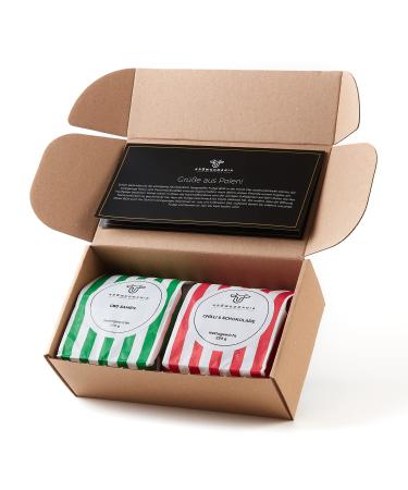 KROWKOMANIA Melting Caramels - Chilli & Chocolate & Hemp Seeds - Handmade - Fresh & Handmade Sweets Fudge - Fine Grocery Krowkomania - Box 0.5 kg