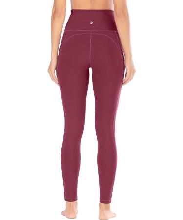Ewedoos Maroon Yoga Pants - Stylish and Comfortable Activewear - Buy Online on GoSupps.com