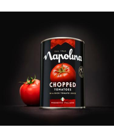 Napolina Chopped Tomatoes 400g - Buy Online on GoSupps.com