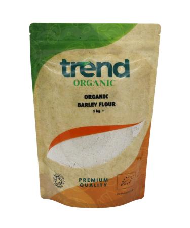 Trend Organic Barley Flour Packed with Essential Nutrients for Wholesome Cooking- Certified Organic Vegan Sustainably Sourced Non-GMO No Additives No Preservatives Raw 1kg - Buy Online on GoSupps.com