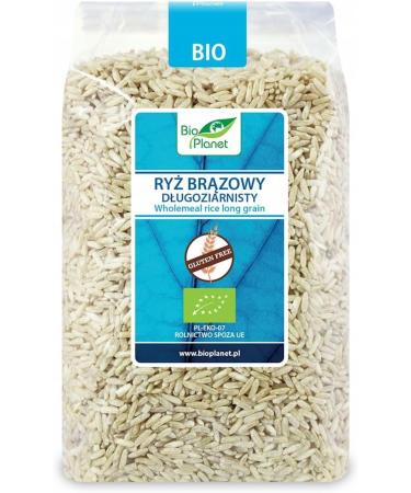 Long grain brown rice BIO 1 kg BIO PLANET - Buy Online on GoSupps.com