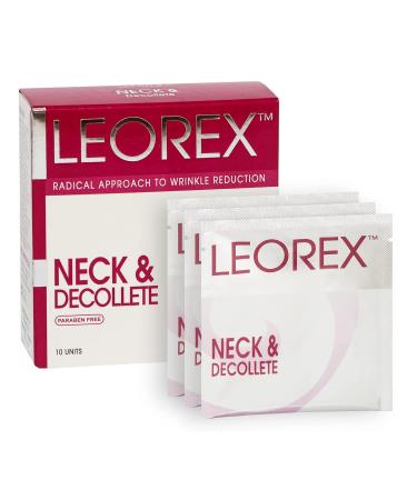 LEOREX Booster Neck & Decollete Anti-Wrinkle Cream - Intensive Neck Cream Mask Cleavage & Neck Firming Cream Skin Anti-Aging Neck Tightening Cream Neck Creams for Tightening and Wrinkles 1 Count (Pack of 10) - Buy Online on GoSupps.com