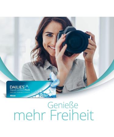 Dailies AquaComfort Plus Daily Lenses - 30 Pack BC 8.7 mm Dia 14.0 mm -14.50 to -14.5 Diopters - International Shipping Available - Buy Online on GoSupps.com