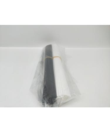 Belvanr Wooden Fragrance Sticks for Diffusers - 100 Rattan Aroma Replacement Sticks (Black & White) | Enhance Your Room's Scent - Buy Online on GoSupps.com