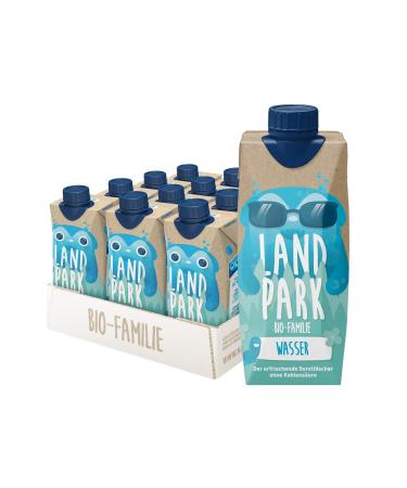 Landpark organic family water 12x0.5l.Organic package I Children's drink from 0 years I suitable for baby food i sodium arm i without carbon dioxide i toogo i pawn-free