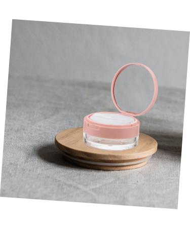 PAMINGONO 2pcs Portable Powder Box Highlighter Refillllable Powders Makeup Foundation Kit Plastic Black - Buy Online on GoSupps.com