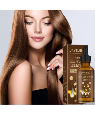 Reverse Gray Hair Natural Nourishing Hair Growth Essence Volumizing Anti Gray Hair Essence 30ml Men Women Hair Care for Shiny Healthy Black Hair Eastuy - Buy Online on GoSupps.com