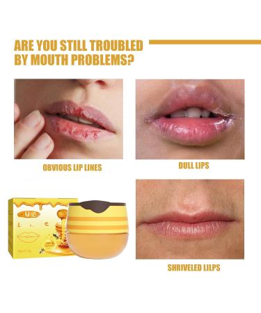 Honey Lip Mask Moisturizing Exfoliating Lip Care Bee Lip Balm - Buy Online on GoSupps.com