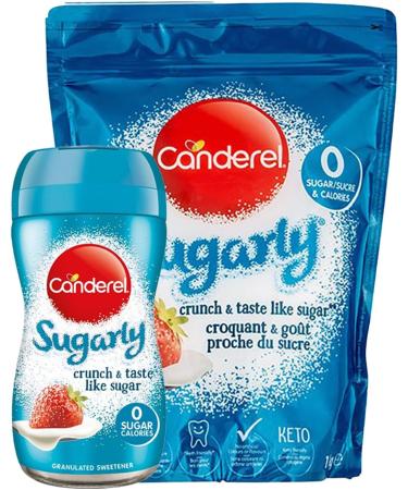 Sweetener Bundle with Sugarly Granular Low Calorie Sweetener 275g x1 and 1kg Refill Bag (Pack of 2) - Buy Online on GoSupps.com