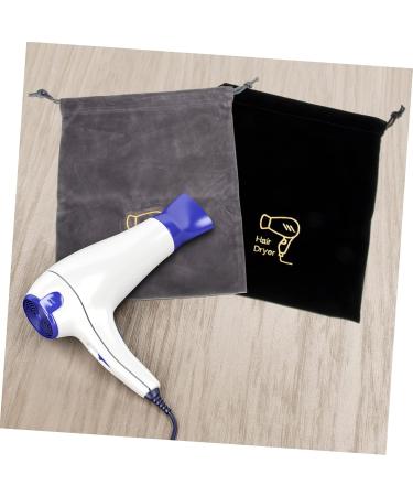 Beavorty 4 Pcs Hair Dryer Bag Hair Dryer Storage Organizer Multifunction Travel Cosmetic Bag Flannel - Buy Online on GoSupps.com