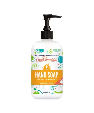Aunt Fannie's Hand Soap Gel - 12 Fl Oz (Mandarin Grove, Single Bottle) Mandarin Grove 12 Fl Oz (Pack of 1)