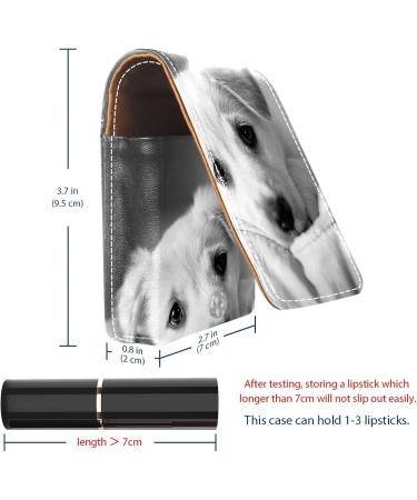 Travel Lipstick Organizer Case - Portable Makeup Bag with Mirror for Dog Lovers | V757h3vbzp - Buy Online on GoSupps.com