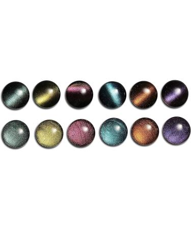 AIMEILI Cat Eye UV Gel Nail Polish Set - Hema Free 6 Colors 8ml - Magnetic Gel Nail Kit for Stunning Cat Eye Effects - International Shipping Available - Buy Online on GoSupps.com