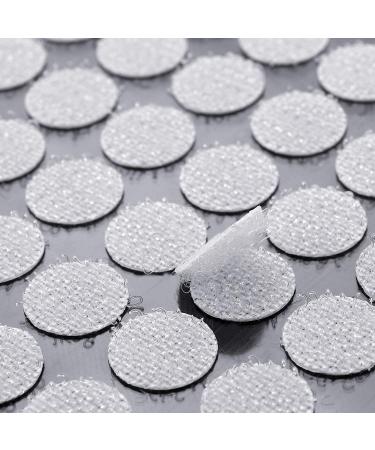 1008pcs Self Adhesive Dots  2/5 10mm Diameter Sticky Dots Back Coins Hook and Loop Tapes White Classroom Office Home 10mm 1008 - Buy Online on GoSupps.com
