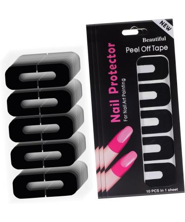 minkissy 200 Sheets patch tearable Protective agent Nail Polish Guard Silica gel safety mask sticker protective oil Nail Guards For Painting Nails Nail Protector From Nail Polish 3.00X2.50X0.10CMx2pcs As Shownx2pcs - Buy Online on GoSupps.com