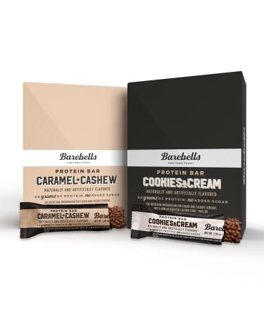 Barebells Caramel Cashew and Cookies & Cream - 24 Pack