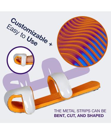 Aluminum Padded Finger Splint Immobilizer for Acute Injury & Knuckle Fracture - Small Size International Shipping Available - Buy Online on GoSupps.com