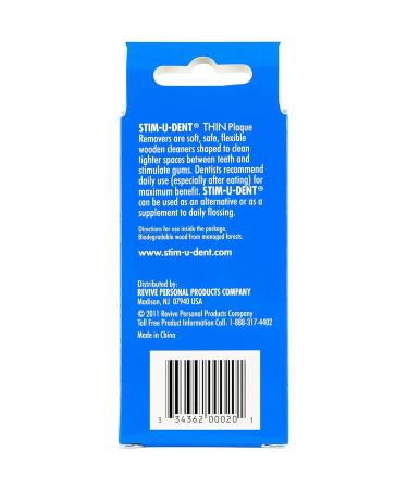 Buy Stim-U-Dent Plaque Removers Thin Mint - 160 Each (Pack of 18) | International Shipping Available - Buy Online on GoSupps.com
