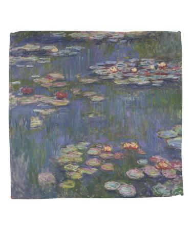 Buy YouCustomizeIt Water Lilies by Claude Monet Washcloth - 12x12 Square | International Shipping Available - Buy Online on GoSupps.com