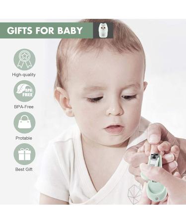 Baby Nail Clippers 4-in-1 Kit with Cute Owl Case for Newborns, Infants, Toddlers, and Kids - Safe Nail Clipper, Scissors, Tweezers, Nail File - Buy Online on GoSupps.com