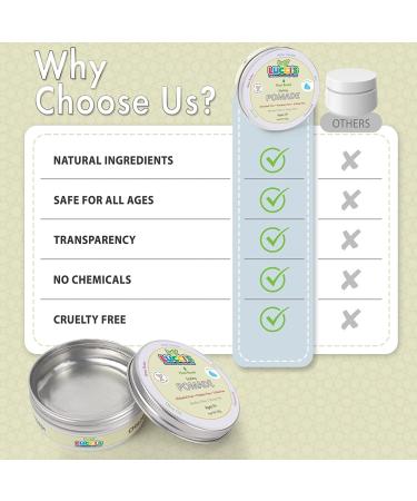 Buy Plant-Based Baby Hair Gel – 5oz Paraben & Sulphate-Free Pomade for Strong Hold & Medium Shine | Ideal for Infants & Kids - Buy Online on GoSupps.com