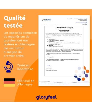 Magnesium Complex Premium 5 Premium Compounds 250mg Elemental Magnesium per Daily Dose Magnesium Bisglycinate and Citrate Lab Tested 100% Vegan - Buy Online on GoSupps.com