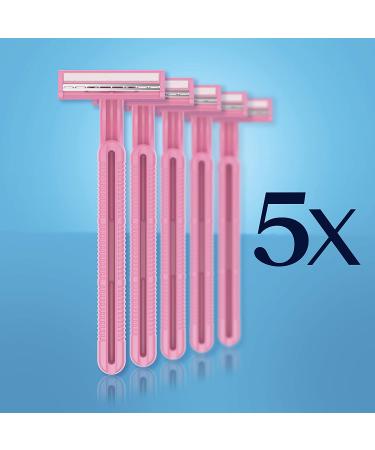 Gillette Daisy Women's Disposable Razors - 5 Count - Buy Online on GoSupps.com